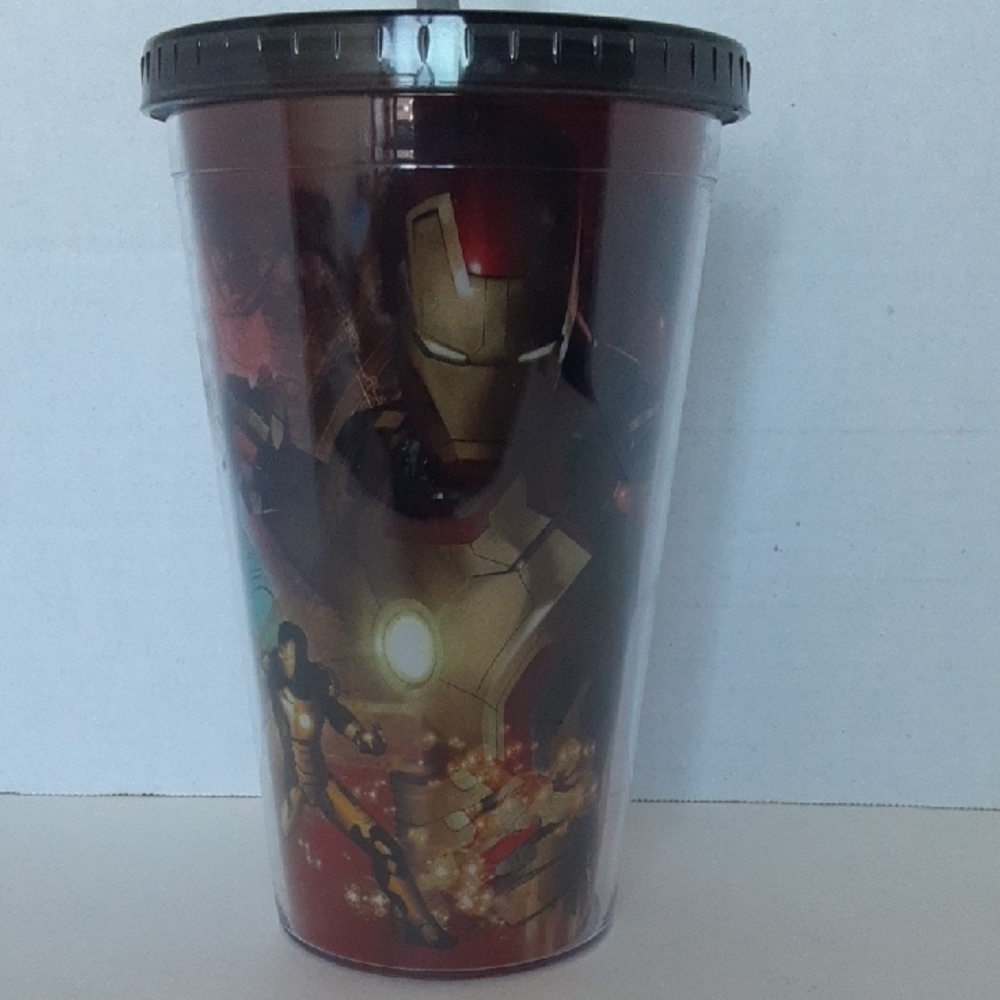 Iron Man Red and Black Marvel Tumbler Cup
